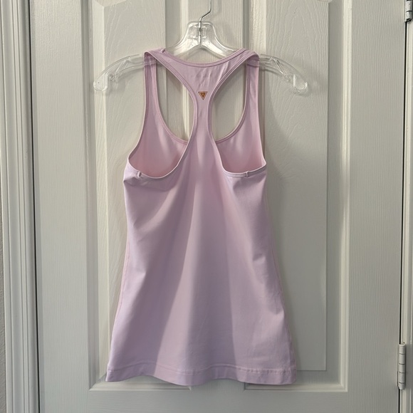 Yogasmoga Light Pink Racerback Tank Top Size 8 - Picture 6 of 11